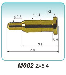 充电pin针M082 2X5.4