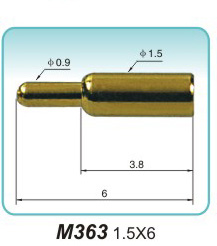 POGO PIN   M363  1.5x6